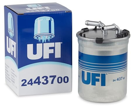 UFI Filters, Filtro Gasoil 24.437.00, Filtro de Combustible Diésel de Recambio, Apto para Coches, Apto para Modelos de Audi, Seat, Skoda y Volkswagen