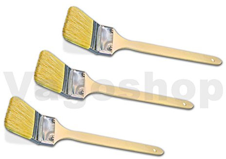 6 x Heizkörperpinsel 50 mm Pinsel Eckpinsel Flachpinsel Malerpinsel Eckenpinsel