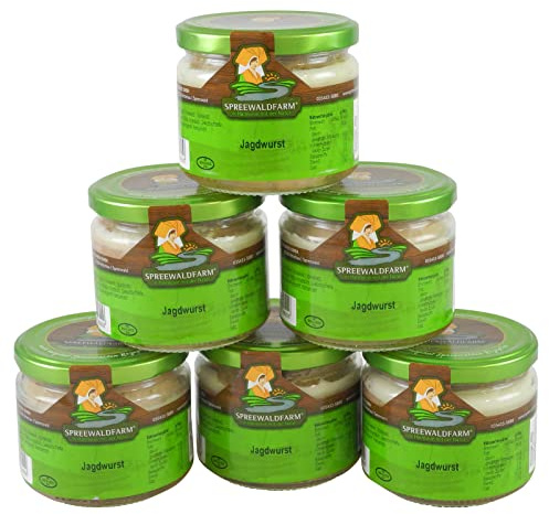 Original Spreewälder Jagdwurst 6er Pack (6 Gläser à 250 g)