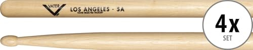 Vater American Hickory Los Angeles 5A (Wood) 4-Pack · Baguette batterie