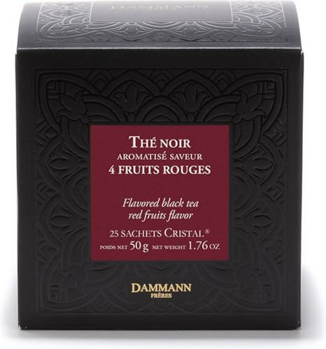 Dammann Frères sachet cristal thé 4 fruits rouge