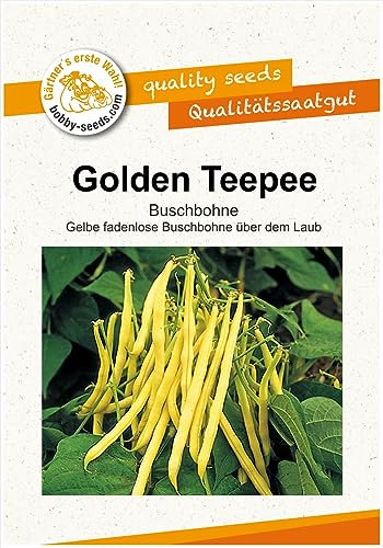Bohnensamen Golden Teepee Buschbohne Portion