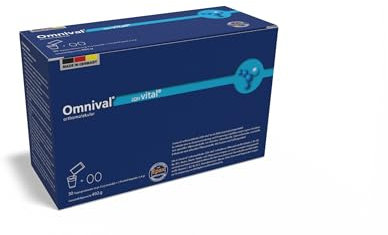 Granulat & Fischöl Kapseln - Omnival Vital, Vitamin-Mineralstoff Immun Komplex gegen Müdigkeit und Erschöpfung, Orthomolekulares Nahrungsergänzungsmittel für Frauen und Männer, Immunsystem (30 Tage)