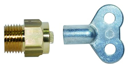 Purgeur de radiateur à carré 4 nickelé 05 x 10 avec clé| Boutté