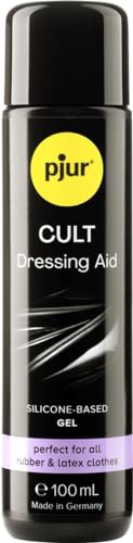 pjur CULT Dressing Aid - Aide à l'habillage, rend le port du vêtement très confortable sur la peau - Convient également au caoutchouc (1 x 100 ml)