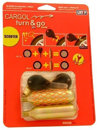 Cargol K006 Reifenpannenset inkl. 2 CO2 Patronen