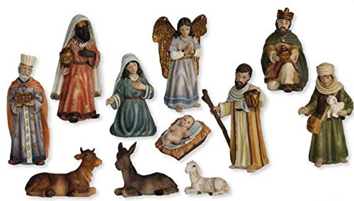 Unbekannt Krippenfiguren Krippenset 11tlg, orientalisch geeignet für 10cm Figuren