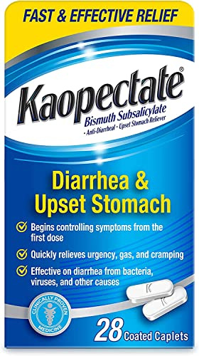 Kaopectate Multi-Symptom Relief Coated Caplets 28 ea (Pack of 4)