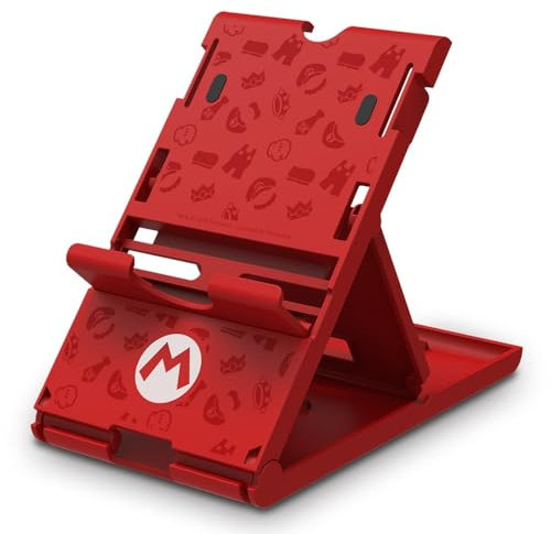 HORI PlayStand (Mario) Faltbarer Ständer für Nintendo Switch - Offiziell Lizenziert