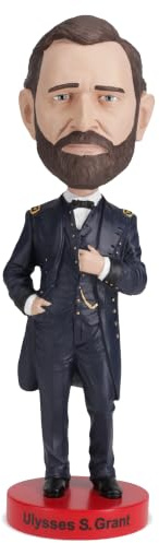 Royal Bobbles Ulysses S. Grant, 18th President of the United States – American History Anniversary Bobblehead – 8.3 Inches Tall – Collectible Bobblehead Statue