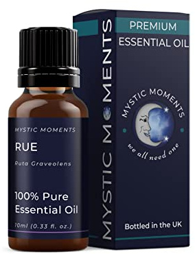 Mystic Moments | Olio Essenziale di Ruta | 10ml | Ruta graveolens dona a diffusori, miscele di oli e formulazioni profumate un aroma erbaceo agrumato-bitter.