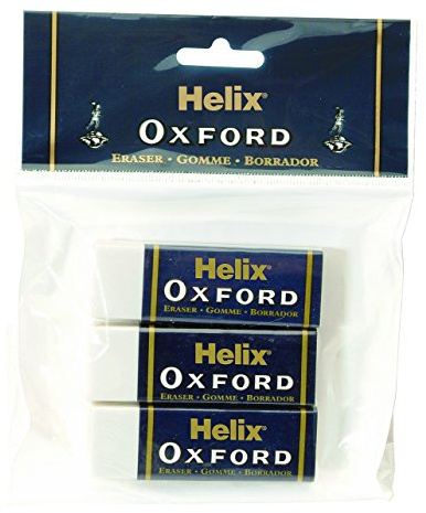Helix Oxford storärmat suddgummi (förpackning med 3)