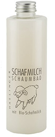Lashuma Schafsmilch Badezubehör mit Lanolin, Schaumbad Badezusatz 400 ml, Wellness Entspannungsbad für Gepflegte Haut