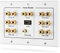Fosmon Altoparlanti Multimediali Wallbox Scatola di Derivazione a Muro con Spina a Banana Prese & 1 HDMI | Audio Surround 7.1 e Subwoofer Home Cinema