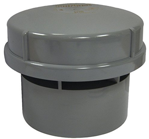 FloPlast AV110 Air Admittance Valve Solvent For 110mm Pipe - Grey by Floplast
