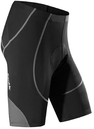 Santic Cycling Men's Shorts Biking Bicycle Bike Pants Half Pants 4D Coolmax Padded Grey XXL