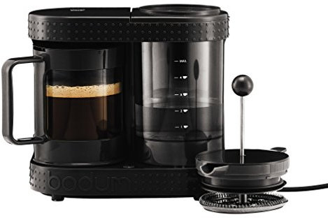 Bodum BISTRO - Cafetera eléctrica, 4 tazas, 0,5 l, color negro