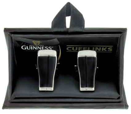 Guinness manschettknappar, Metall, Ingen sten