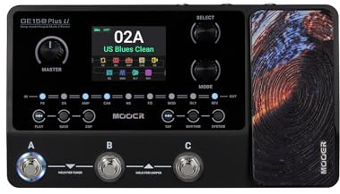 Mooer GE150 Plus Li Multi Effects Pedal, con batería