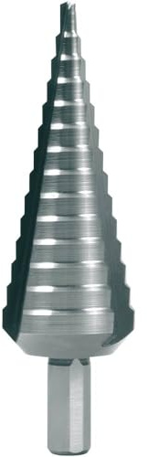 RUKO 101352 - Broca escalonada HSS - 3 canales de salida - Ø 4,0-30,0 mm (11 pasos)