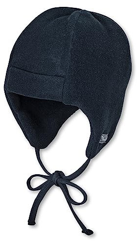 Sterntaler Unisex Kinder Aus Microfleece Mütze, Marine, 45 EU
