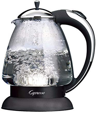 Capresso 259 Water Kettle, 10 x 8.25 x 6.25, Polished Chrome