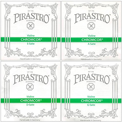 Pirastro Chromcor 1/2-3/4 Violinensaiten-Set, mittlere Stärke mit Kugelende E