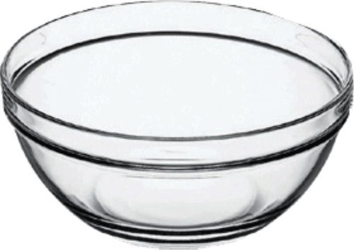 Duralex Bol Lys empilable en verre trempé, moderne, transparent, 9 cm de diamètre, 6 pièces