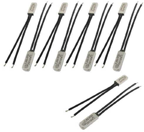 sourcing map 10 Stk Bimetal Temperatur Kontrolle Schalter Thermostat 45C N.O TLRS9700