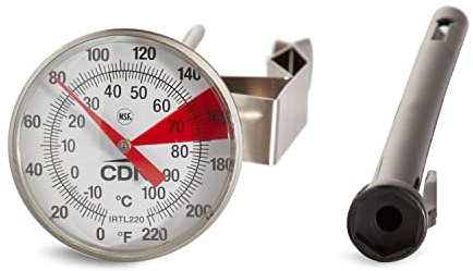 CDN IRTL220 Proaccurate Insta Read Beverage and Frothing Thermometer