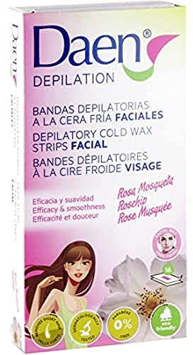 Daen- Bandes de cire froide épilatoires pour le visage
