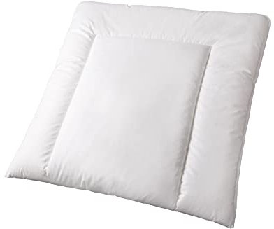 franknatur Bauchschläferkissen 80x80 ergonomisches Kopfkissen flaches Schlafkissen Baumwolle waschbar