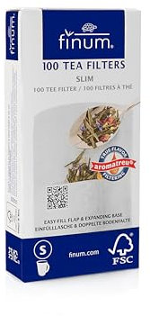 Finum Tea Filters Small English Green Herbal Hot Fix To Rim Of Pot/Kettle 100Pc