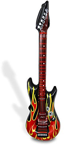 Guitares gonflables Motif flammes