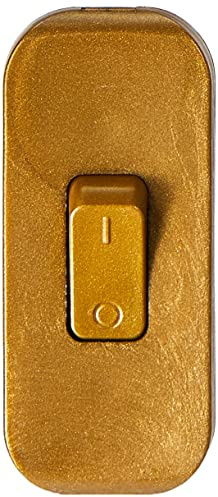 Legrand LEG91152 - Interruptor basculante (2 A, hilo flexible), color dorado envejecido
