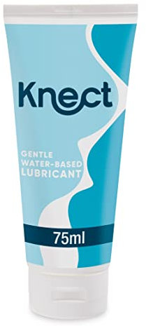 Knect Personal Water Based Lube 75ml, Fragrance Free, Safe for use with latex and polyisoprene Condoms, Non Staining Personal Lubricant, Easy to Rinse off