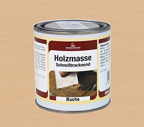 Fertige 1K Holzmasse aus Echtholzmehl hergestellt (250ml, Buche - 42)