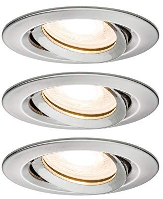Paulmann Premium EBL Set Name IP65 schwenkbar LED 3x_W 230V GU10 51mm Eisen geb./Metall