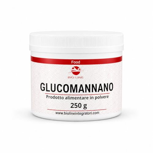 Glucomannano Puro 100%, Fibra Alimentare in Polvere Solubile in Acqua, Contribuisce ad Aumentare il Senso di Sazietà Durante una Dieta