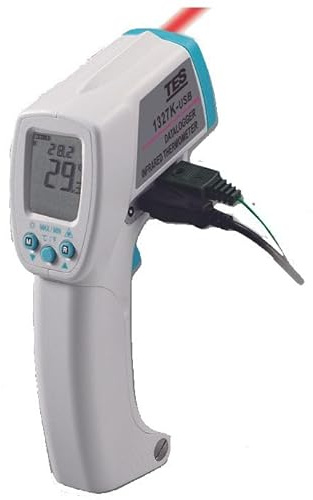 TES 1327KUSB Infrared Thermometer