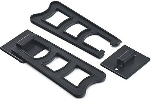 Fujiyuan Kunststoffrahmen in Leiterform, 134 mm, 20 Stück, Schwarz