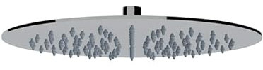 ERCOS Soffione Doccia A Muro In Acciaio Inox , Soffione Doccia Tondo Diametro 300 MM , Soffione Doccia Effetto Pioggia Con Snodo Orientabili, Installazione Interna ed Esterna
