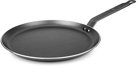LACOR 23326 - Crepera Robust Aluminio Antiadherente 26 cm - Negro | En aluminio ligero, crepes y tortitas finas y doradas; antiadherente fácil de limpiar, práctico y fácil de guardar