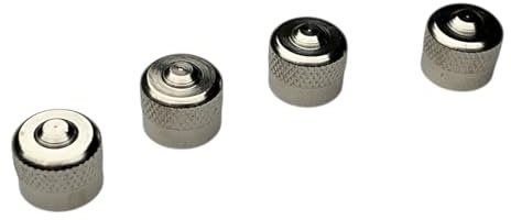 Original BMW 4-teiliges Set Autoreifen Metall Ventilschäfte Kappen 36121120779