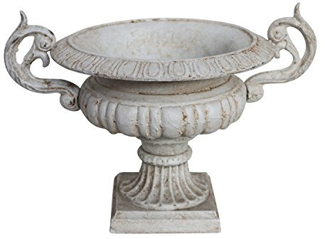 aubaho Nostalgie Amphore Pflanzamphore Pflanzkübel Blumentopf Blumenkübel Gusseisen