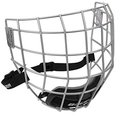 BAUER Facemask PROFILE II Visier, Größe:L;Farbe:Silber