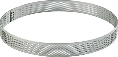 Cuisineonly - Cercle INOX perforé ø 28 cm - Hauteur 2 cm. Cuisine : Autour de la pâtisserie (Cercles INOX - Nonettes)