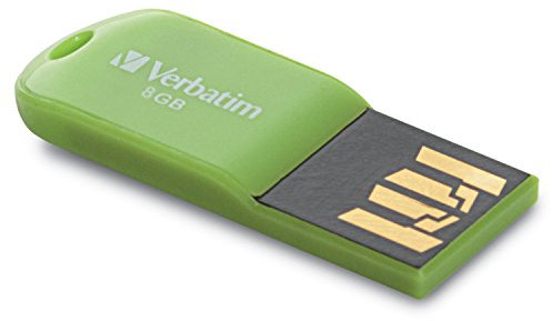Verbatim Micro 47423 - Memoria USB de 8 GB (USB 2.0), Verde