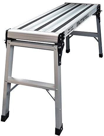 Faithfull FAISTEPUP3 Aluminium Fold Away Step Up Platform Max Load 150kg