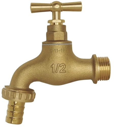 SOMATHERM PER VOI - irrigazione valvola di rubinetto - Arrivo 15/21-20/27 Nose - in ottone spazzolato - montaggio del naso